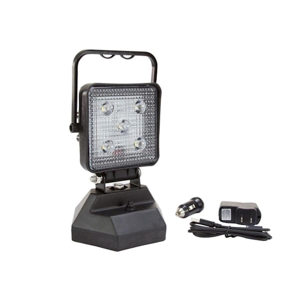 Newalthlete 15 watt LED Light, Rechargeable Lithium Ion Battery with USB Port - 1100 Lumens NE2609414 - main
